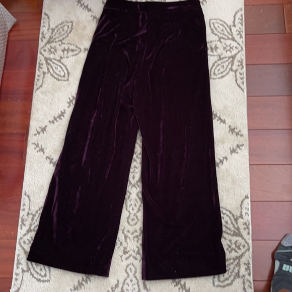 Velour bootcut pants - Picture 2 of 2